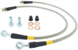 StopTech 14-15 Chevy Corvette Z51 (C7) V8 Stainless Steel Front Brake Lines Stoptech Brake Line Kits  AXOPROS