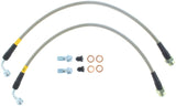 StopTech 14-17 Chevrolet Corvette Stainless Steel Front Brake Lines Stoptech Brake Line Kits  AXOPROS