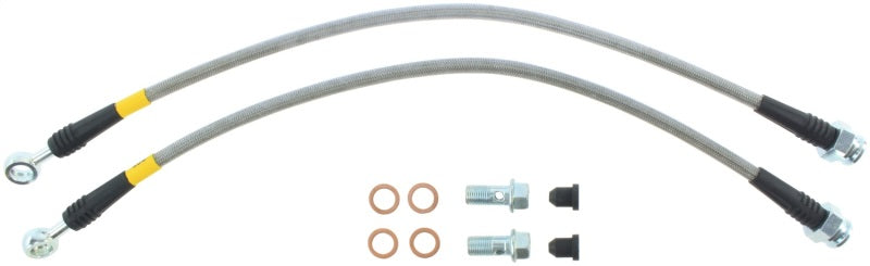 StopTech 2005 Chevrolet/GMC Silverado/Sierra 1500 Stainless Steel Rear Brake Lines Stoptech Brake Line Kits  AXOPROS