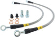 StopTech 2005 Chevrolet/GMC Silverado/Sierra 1500 Stainless Steel Rear Brake Lines Stoptech Brake Line Kits  AXOPROS