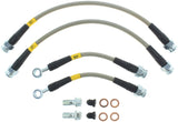 StopTech 2006-2014 Honda Ridgeline Stainless Steel Rear Brake Lines Stoptech Brake Line Kits  AXOPROS