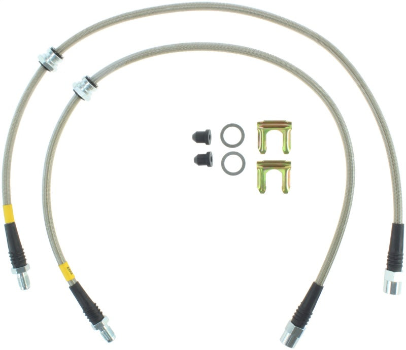 StopTech 2012 BMW 335i Front SS Brake Lines Stoptech Brake Line Kits  AXOPROS