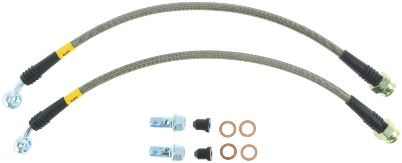 StopTech 2012 Jeep Grand Cherokee (Does Not Fit SRT Models) SS Rear Brake Lines Stoptech Brake Line Kits  AXOPROS