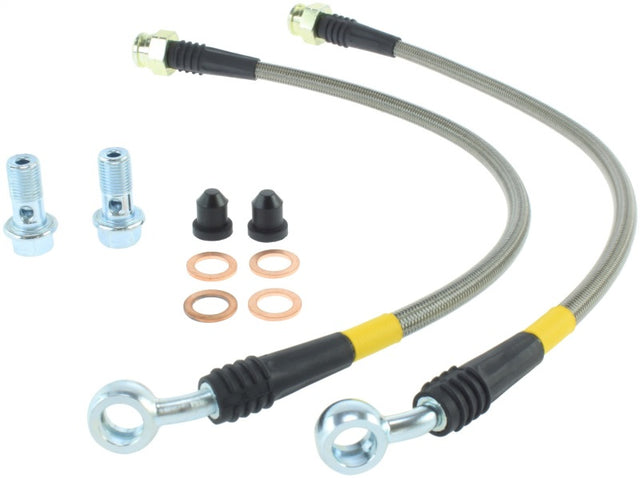 StopTech 2012 Jeep Grand Cherokee (Does Not Fit SRT Models) SS Rear Brake Lines Stoptech Brake Line Kits  AXOPROS