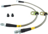 StopTech 2014 Ford Fiesta ST Stainless Steel Rear Brake Lines Stoptech Brake Line Kits  AXOPROS