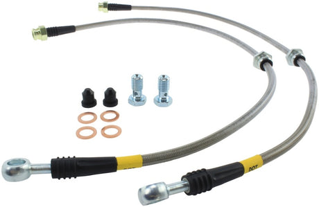 StopTech 2015 VW Golf (MK7) Front Stainless Steel Brake Line Kit Stoptech Brake Line Kits  AXOPROS
