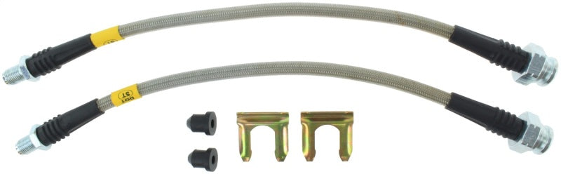 StopTech 89-98 Nissan 240SX (300ZX Upgrade) Rear Stainless Steel Brake Lines Stoptech Brake Line Kits  AXOPROS