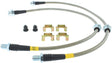 StopTech 89-98 Nissan 240SX (5 Lug w/ 300ZX Upgrade) Front Stainless Steel Brake Lines Stoptech Brake Line Kits  AXOPROS