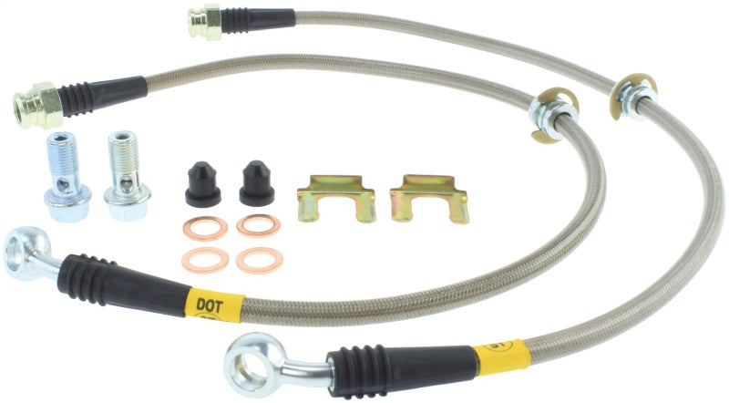StopTech 93-01 Impreza Stainless Steel Rear Brake Lines Stoptech Brake Line Kits  AXOPROS
