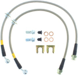StopTech 93-01 Impreza Stainless Steel Rear Brake Lines Stoptech Brake Line Kits  AXOPROS