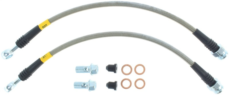 StopTech 93-02 Chevrolet Camaro / Pontiac Firebird Stainless Steel Front Brake Line Kit Stoptech Brake Line Kits  AXOPROS