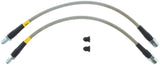 StopTech 93-97 Volvo 850 / 92-95 Volvo 940 Stainless Steel Front Brake Lines Stoptech Brake Line Kits  AXOPROS
