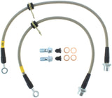 StopTech 94-99 Toyota Celica Front Stainless Steel Brake Lines Stoptech Brake Line Kits  AXOPROS