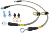 StopTech 94-99 Toyota Celica Front Stainless Steel Brake Lines Stoptech Brake Line Kits  AXOPROS