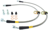 StopTech 97-01 Toyota Camry Stainless Steel Front Brake Lines Stoptech Brake Line Kits  AXOPROS