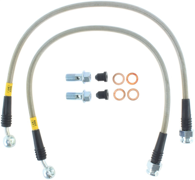StopTech 97-04 Chevrolet Corvette Stainless Steel Rear Brake Line Kit Stoptech Brake Line Kits  AXOPROS