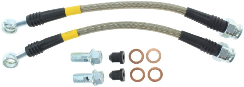 StopTech 98-02 Chevy Camaro Stainless Steel Rear Brake Lines Stoptech Brake Line Kits  AXOPROS