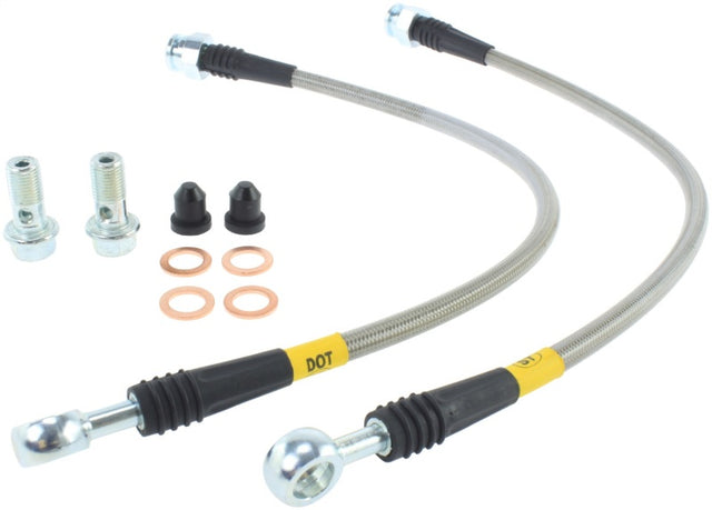 StopTech Mazda Miata NA 1.6 Stainless Steel Front Brake Lines Stoptech Brake Line Kits  AXOPROS
