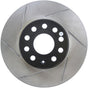 StopTech Power Slot 05-10 VW Jetta (except Wagon) Front Left Slotted Rotor Stoptech Brake Rotors - Slotted  AXOPROS