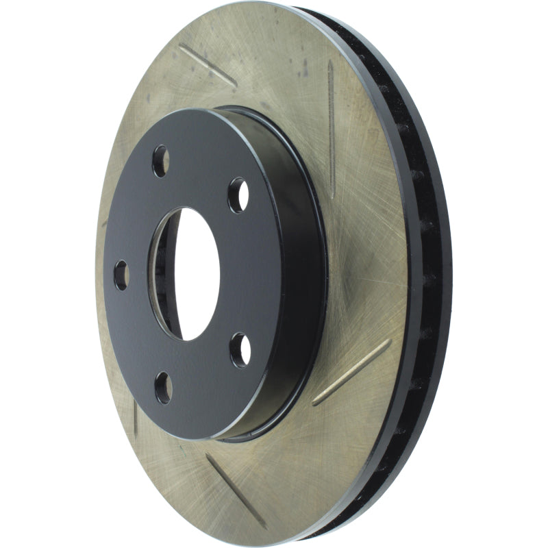 StopTech Power Slot 1/90-95 Toyota MR2 Front Left SportStop Slotted Rotor Stoptech Brake Rotors - Slotted  AXOPROS