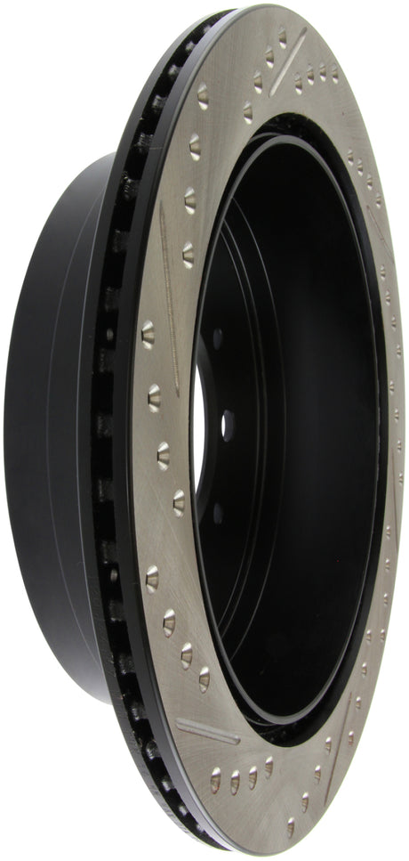 StopTech Slotted & Drilled Sport Brake Rotor Stoptech Brake Rotors - Slot & Drilled  AXOPROS