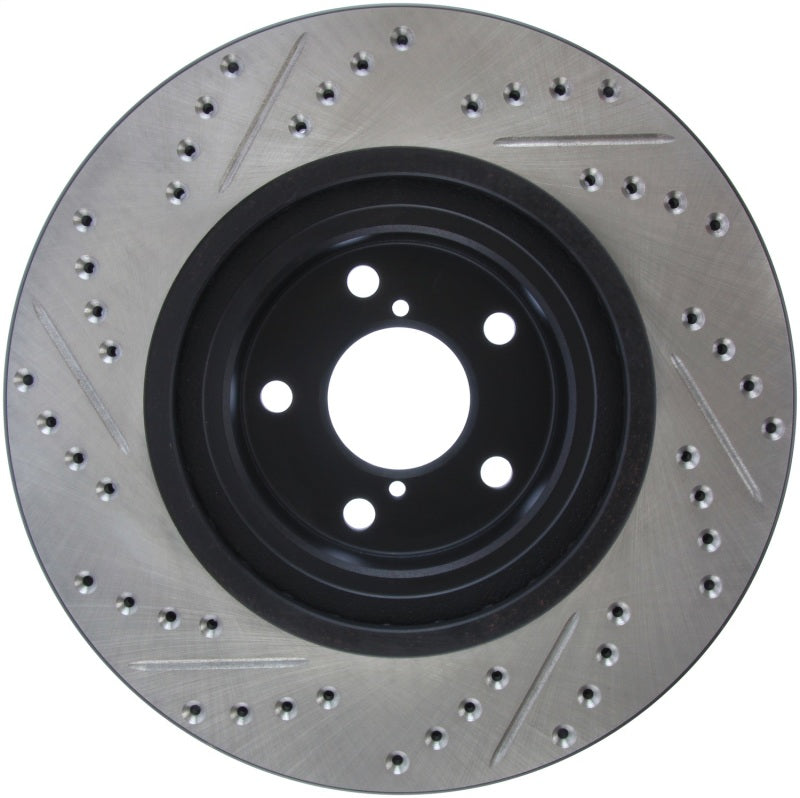 StopTech Slotted & Drilled Sport Brake Rotor Stoptech Brake Rotors - Slot & Drilled  AXOPROS
