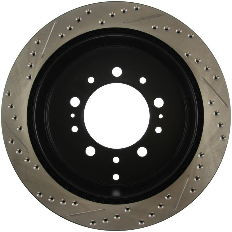 StopTech Slotted & Drilled Sport Brake Rotor Stoptech Brake Rotors - Slot & Drilled  AXOPROS