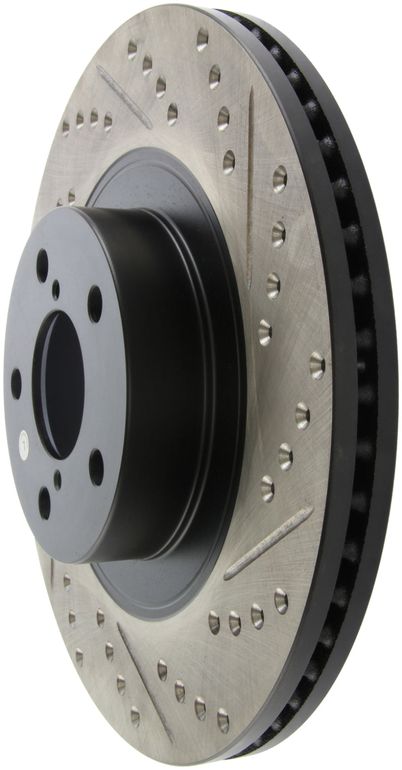 StopTech Slotted & Drilled Sport Brake Rotor Stoptech Brake Rotors - Slot & Drilled  AXOPROS