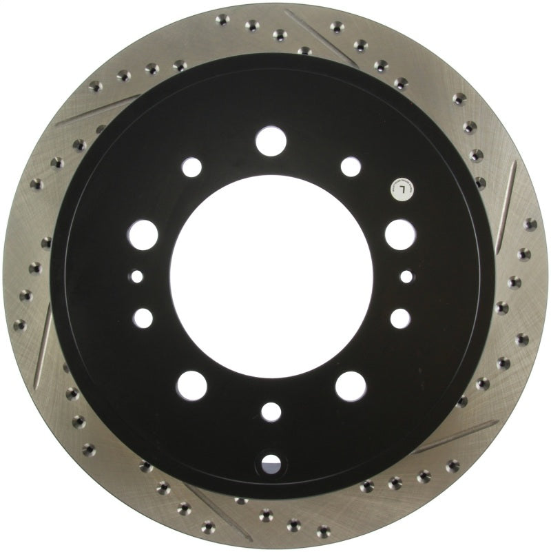 StopTech Slotted & Drilled Sport Brake Rotor Stoptech Brake Rotors - Slot & Drilled  AXOPROS