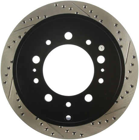 StopTech Slotted & Drilled Sport Brake Rotor Stoptech Brake Rotors - Slot & Drilled  AXOPROS