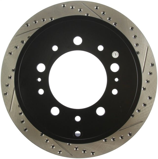 StopTech Slotted & Drilled Sport Brake Rotor Stoptech Brake Rotors - Slot & Drilled  AXOPROS