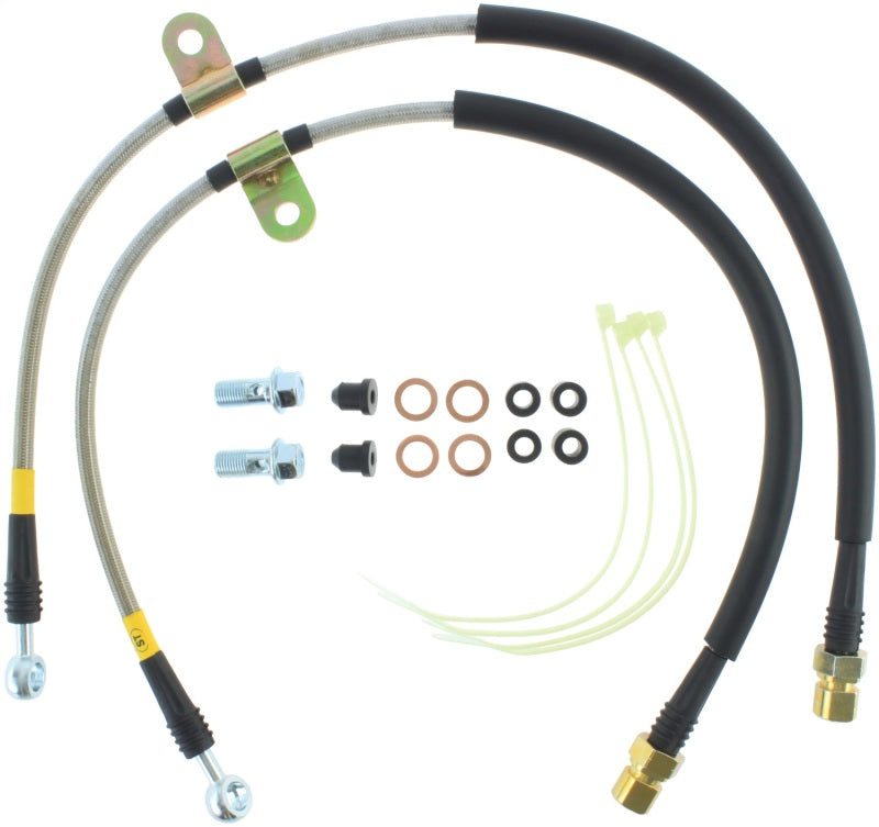 StopTech Stainless Steel Front Brake Lines 12-14 Ford Raptor Stoptech Brake Line Kits  AXOPROS