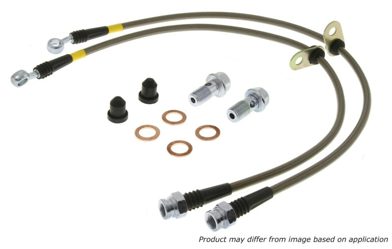 StopTech Stainless Steel Rear Brake lines for 1990-2005 Mazda Miata Stoptech Brake Line Kits  AXOPROS