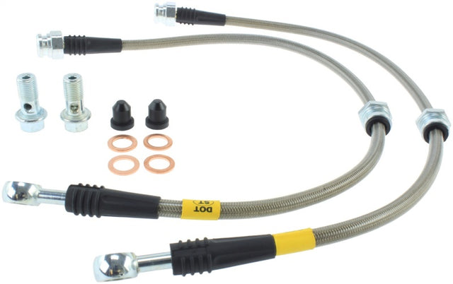 StopTech Stainless Steel Rear Brake lines for Hyundai Tiburon Stoptech Brake Line Kits  AXOPROS