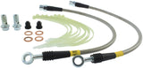 StopTech VW/Audi Front Stainless Steel Brake Line Kit Stoptech Brake Line Kits  AXOPROS