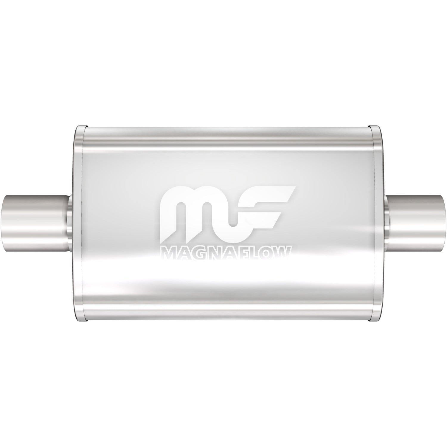 Straight-Through Performance Muffler; 1.75in. Center/Center; 3.5x14x7 Body MagnaFlow Exhaust Products Exhaust Muffler  AXOPROS