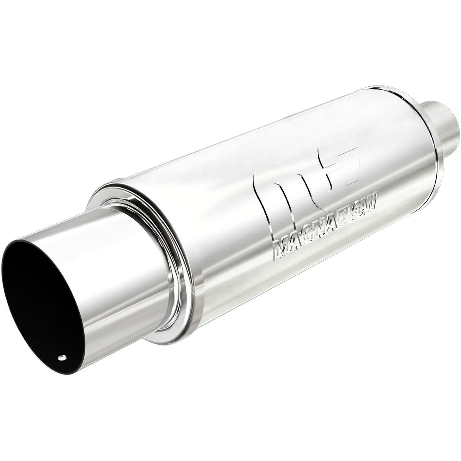 Straight-Through Performance Muffler; 2.25/4in. Center/Center; 5x14x5 Body MagnaFlow Exhaust Products Exhaust Muffler  AXOPROS