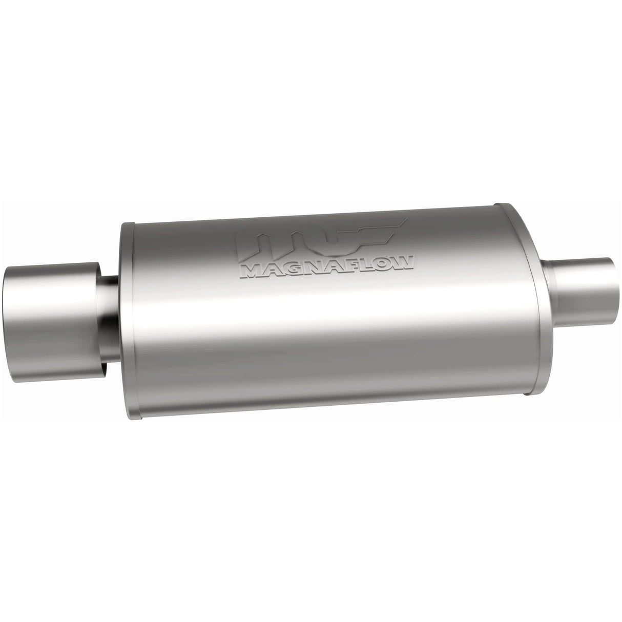 Straight-Through Performance Muffler; 2.25/4in. Center/Center; 5x14x8 Body MagnaFlow Exhaust Products Exhaust Muffler  AXOPROS