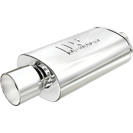 Straight-Through Performance Muffler; 2.25/4in. Center/Center; 5x14x8 Body MagnaFlow Exhaust Products Exhaust Muffler  AXOPROS