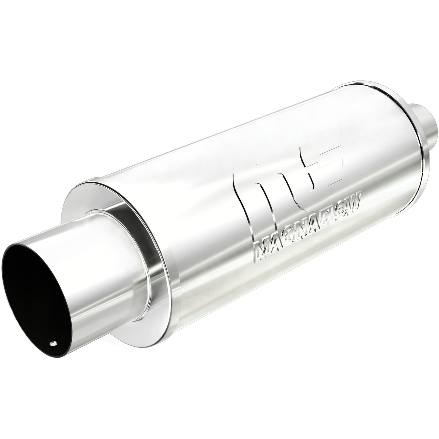 Straight-Through Performance Muffler; 2.25/4in. Center/Center; 6x14x6 Body MagnaFlow Exhaust Products Exhaust Muffler  AXOPROS