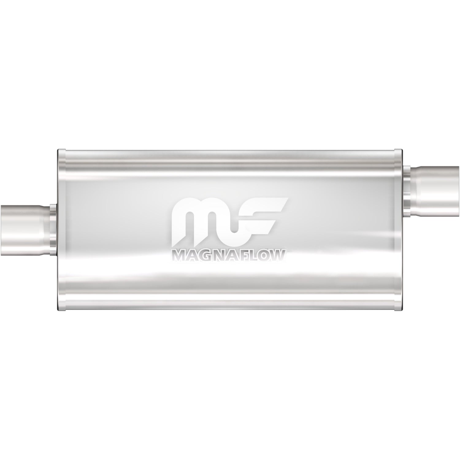 Straight-Through Performance Muffler; 2.25in. Offset/Center; 5x18x8 Body MagnaFlow Exhaust Products Exhaust Muffler  AXOPROS