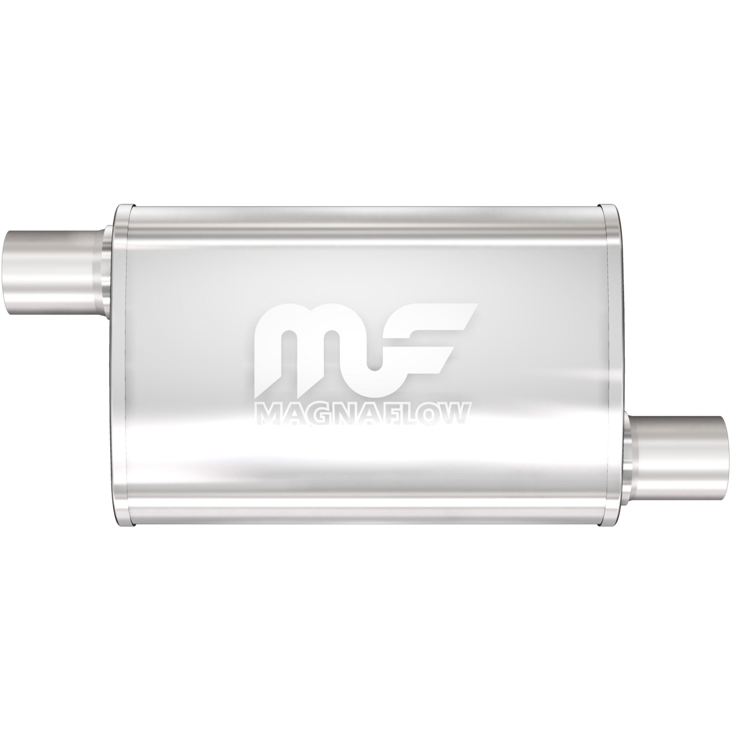 Straight-Through Performance Muffler; 2.25in. Offset/Offset; 4x14x9 Body MagnaFlow Exhaust Products Exhaust Muffler  AXOPROS