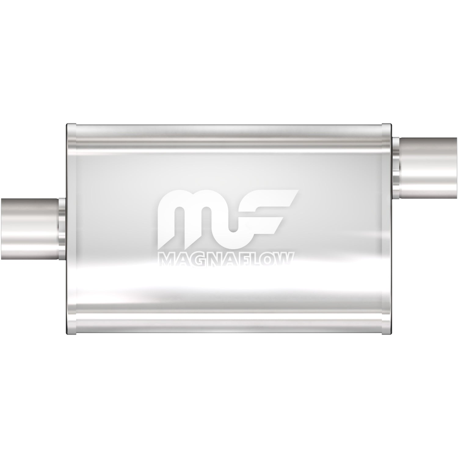 Straight-Through Performance Muffler; 2.5in. Offset/Center; 4x11x9 Body MagnaFlow Exhaust Products Exhaust Muffler  AXOPROS