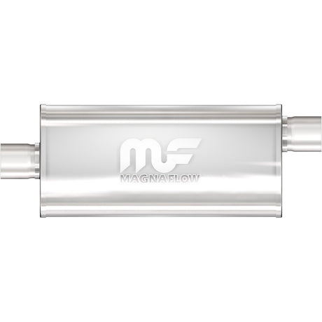 Straight-Through Performance Muffler; 2.5in. Offset/Center; 5x14x8 Body MagnaFlow Exhaust Products Exhaust Muffler  AXOPROS