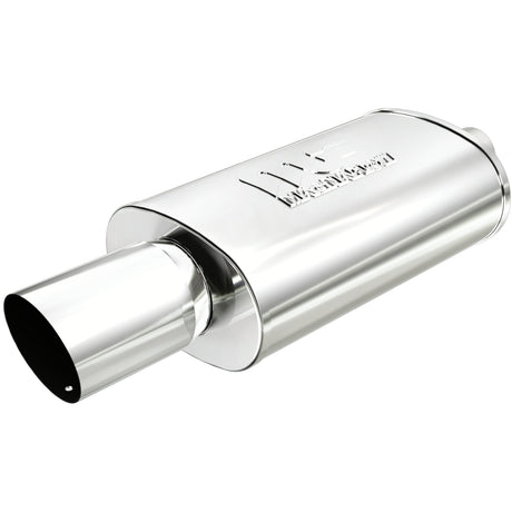 Straight-Through Performance Muffler; 3/4in. Center/Center; 5x14x8 Body MagnaFlow Exhaust Products Exhaust Muffler  AXOPROS