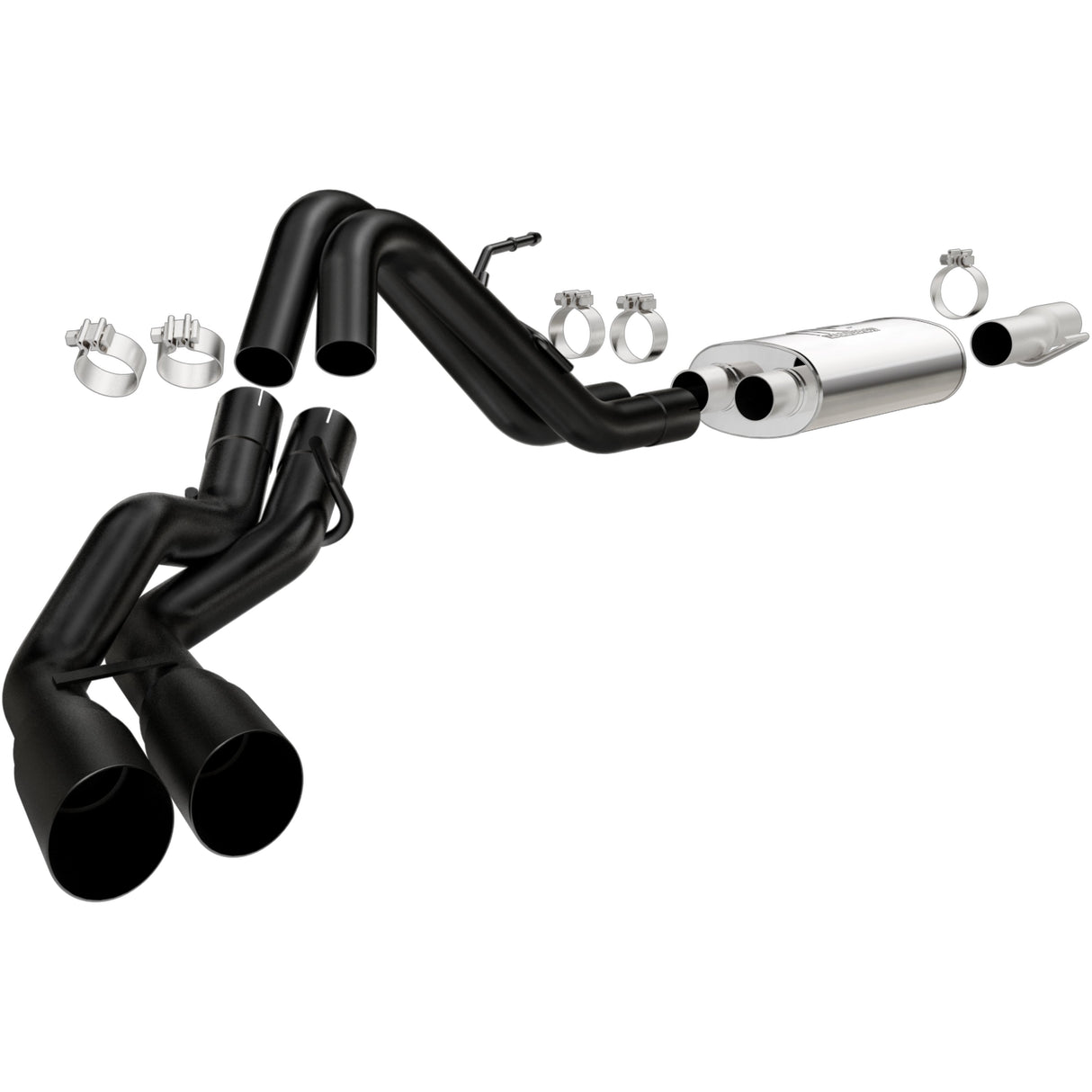 Street Series Black Cat-Back System MagnaFlow Exhaust Products Exhaust System Kit  AXOPROS