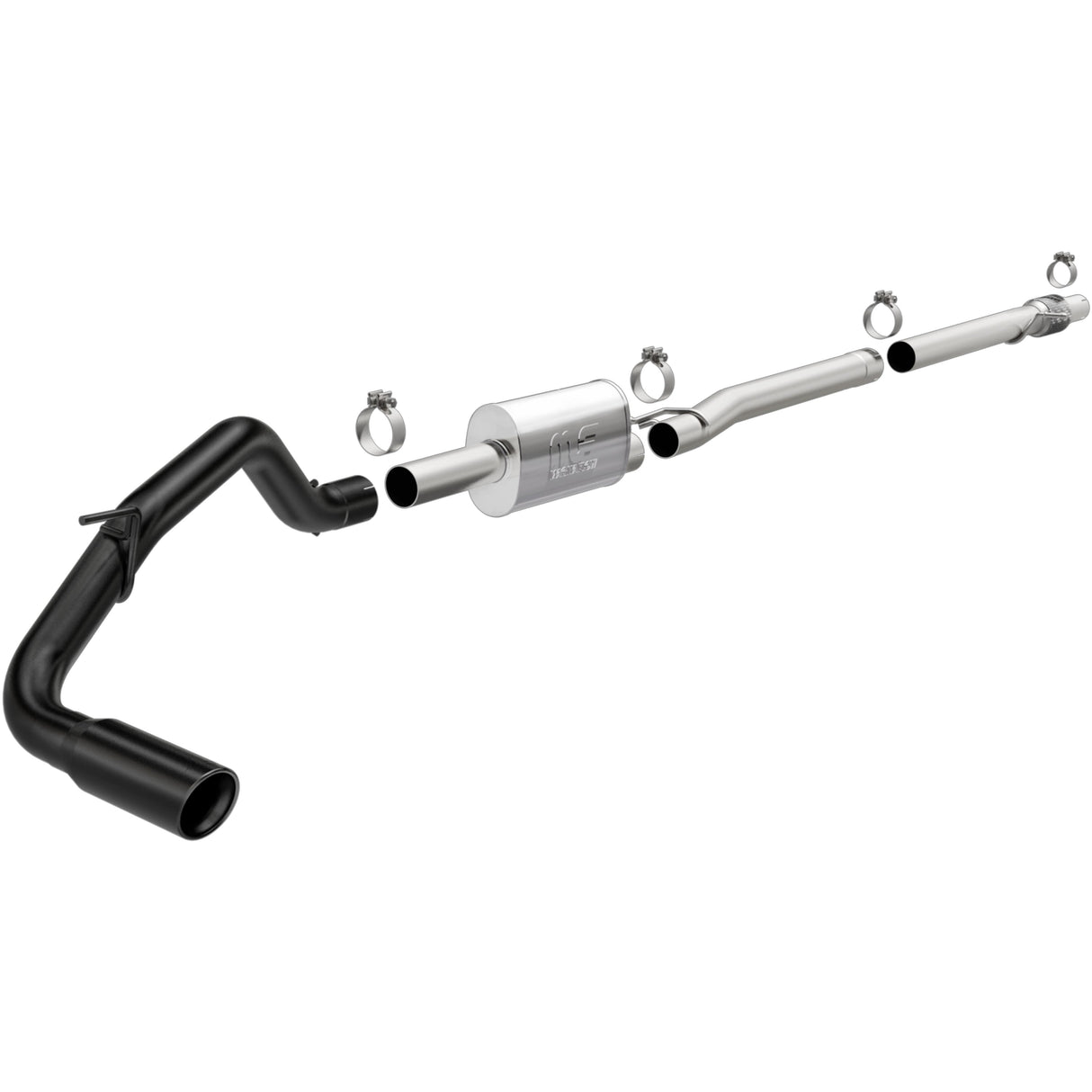 Street Series Black Cat-Back System MagnaFlow Exhaust Products Exhaust System Kit  AXOPROS