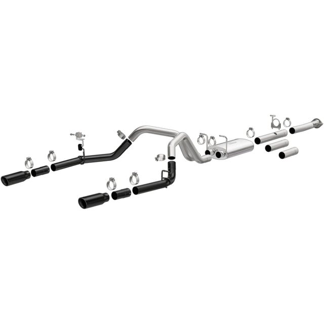 Street Series Black Cat-Back System MagnaFlow Exhaust Products Exhaust System Kit  AXOPROS