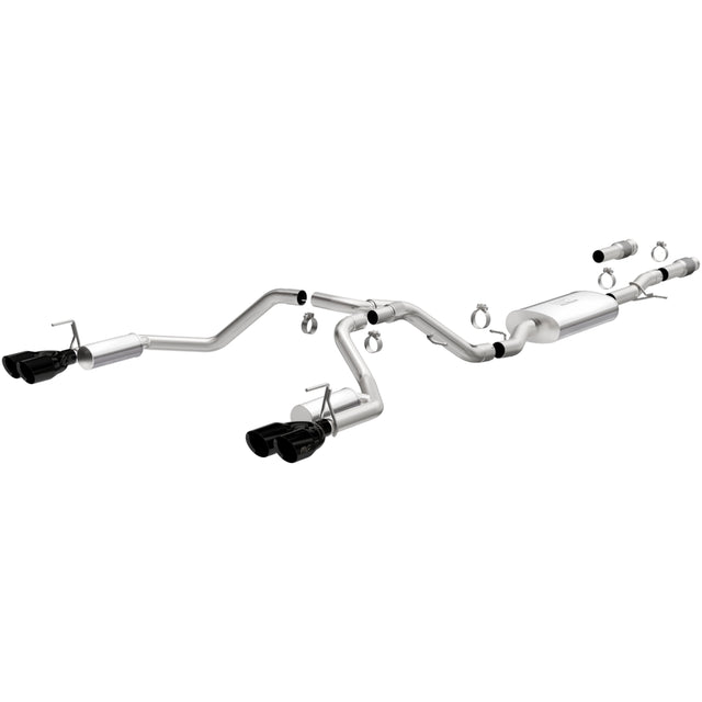 Street Series Black Chrome Cat-Back System MagnaFlow Exhaust Products Exhaust System Kit  AXOPROS