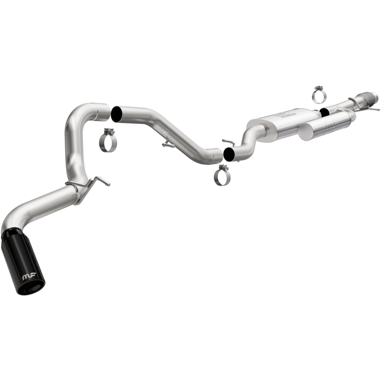 Street Series Black Chrome Cat-Back System MagnaFlow Exhaust Products Exhaust System Kit  AXOPROS
